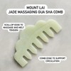 Mount Lai. Jade Massaging comb, peine de jade para masaje.