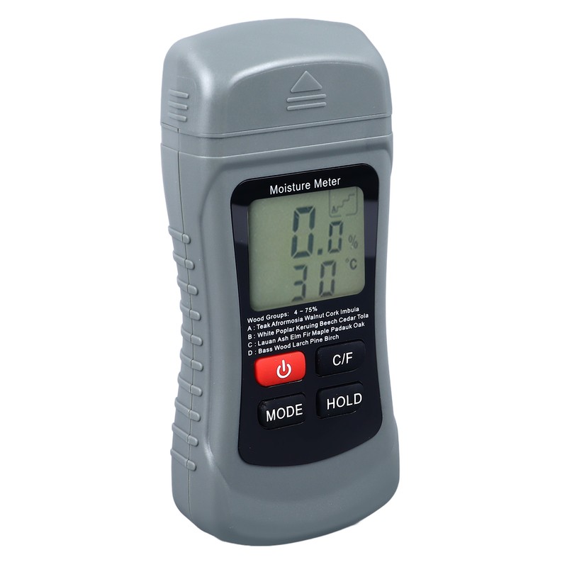 Pin Type Moisture Meter LCD Digital Display Moisture Detector for