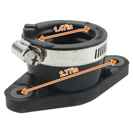 GoaMotors Carburetor Intake Manifold Boot Compatible with Honda TRX350 FE FM TE TM Rancher 350 2000-2006, Replace 16210-HN5-671