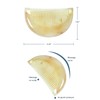 Anti Static fine tooth Natural ox Horn Comb Detangling Massage