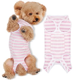 Comprehensive Post-Surgery Dog Recovery Suit: Premium Cotton Protective Wound Care Shirt for Puppies, Cats, and Small Pets - Ensuring Ultimate Comfort, Unrestricted Mobility M