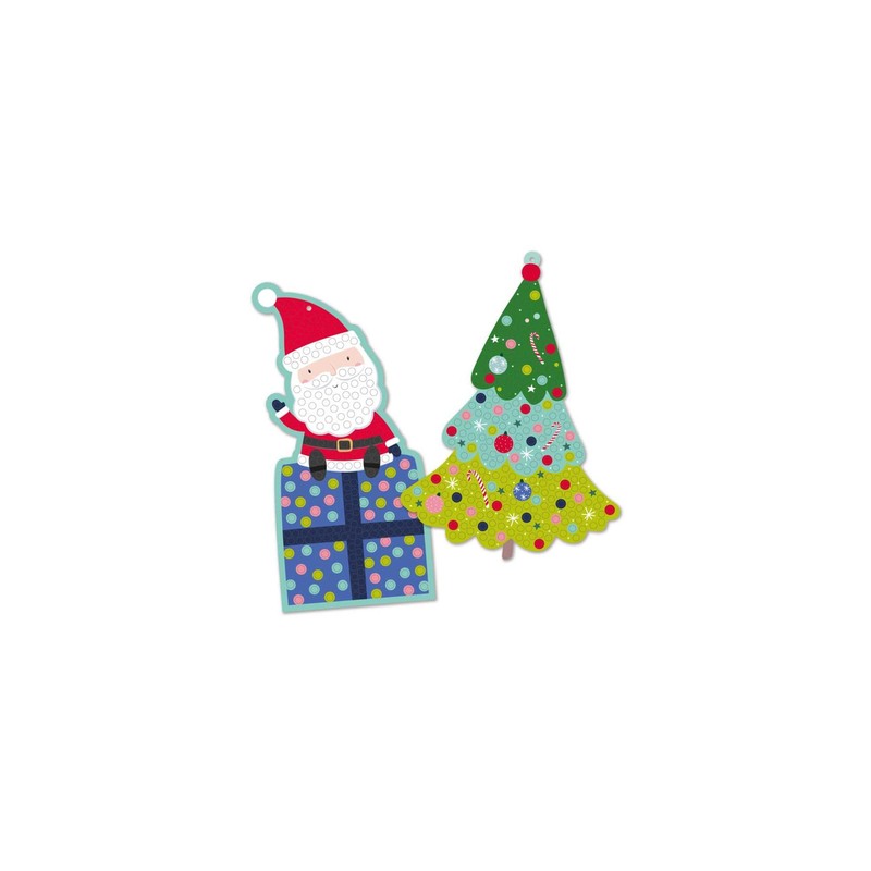 Sync'T Make Your Own Mosaic Christmas Hanging Decorations Kit -