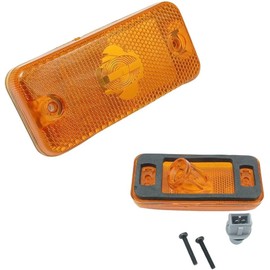 2 x Side Marker Lights Position Lights Orange Galben Reflector Left Right for Iveco Daily, Citroen Relay, Fiat Ducato, Peugeot Boxer 2006