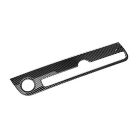 JUIVEEL Carbon Fiber Style One Piece Car Start Stop Button Cover Car Interior Accessories Compatible with Hyundai Elantra N Elantra N Line CN7 Accessories