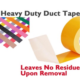 Maartla Heavy Duty Duct Tape 2 Inch X 33 Yards, 8.5 Mil Thickness, Multi Purpose Yellow Duct Tape, No Residue, Waterproof and Tear by Hand - for Repairs, Industrial, Professional Use