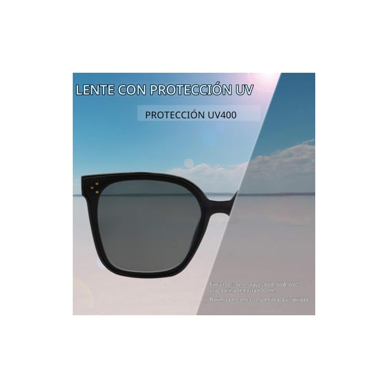 MAXJULI - Gafas de sol de gran tamaño para mujer