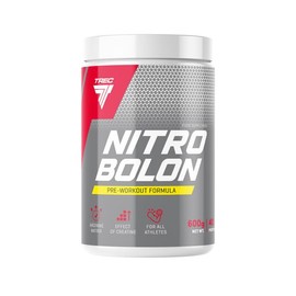 Trec Nutrition Trec Nutrition Nitrobolon - Advanced Pre-Workout Formula with Creatine Stack, Performance Enhancer, Boosts High Intensity Workouts & Rapid Absorption (600g, Orange)
