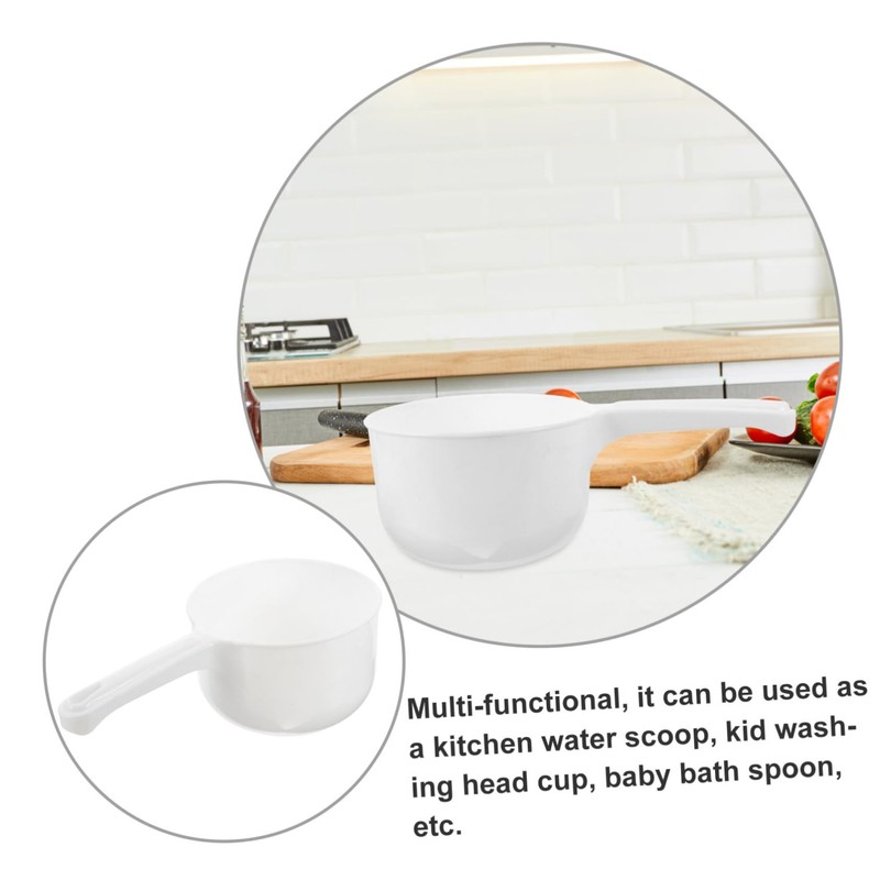 Mobestech 3Pcs Household Water Dippers Ergonomic Multi Function Water Scoops