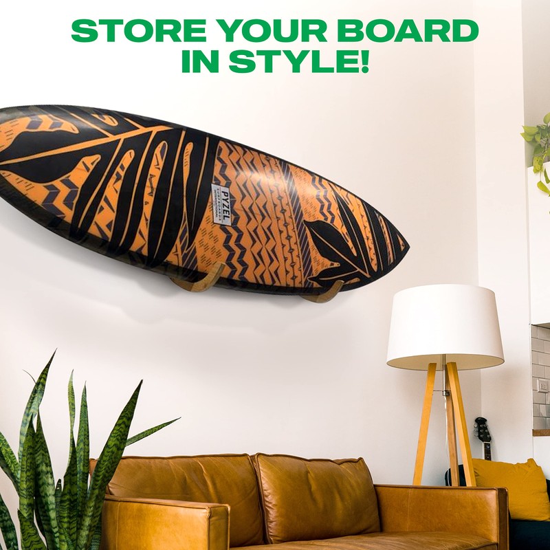 COR Surf Surfboard Wood Rack for Long Boards and Short