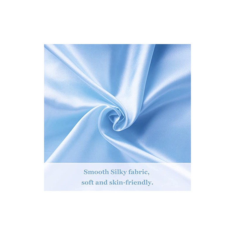 Luxury Silky Satin Pillowcase for Hair and Skin, 2-Pack -