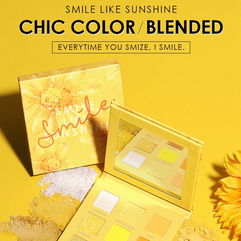 9 Colors Waterproof Matte Glitter Eye Shadow Palettes Makeup Cosmetics