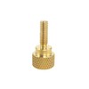 10 Pack 8-32 x 1/2 Inch Threads Solid Brass Diamond