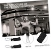 Kisangel 4pcs Pull-up Assist Straps for Arm and Wrist Strength