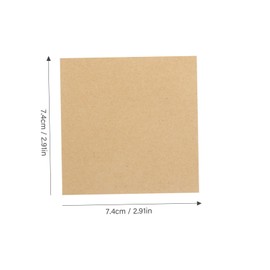 Operitacx Haftnotizen Wiederverwendbare Notizblöcke Praktische Klebezettel für Schule Büro und Zuhause für Notizen und Erinnerungen Kraftpapier Blanko Vielseitig Einsetzbar