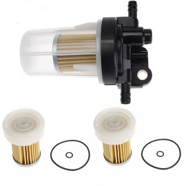Auto-Parts Fuel Filter Assembly 6A320-58862 w/2pcs 58830 Filter Element for Kubota B Series