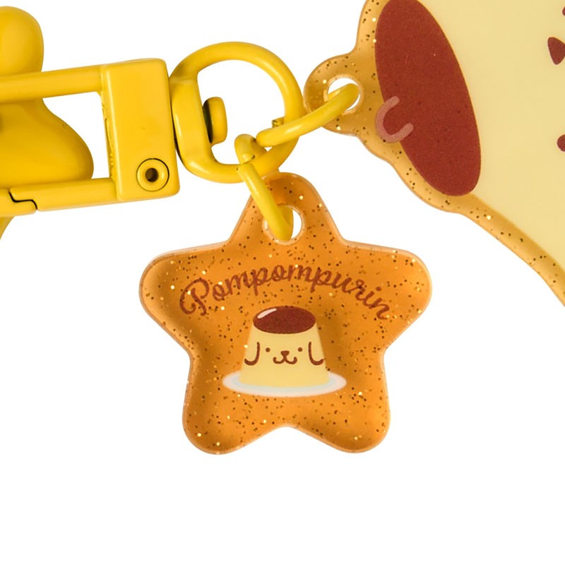 Sanrio 424331 Keyring Hanger with Mascot Pom Pompurin Keychain Strap