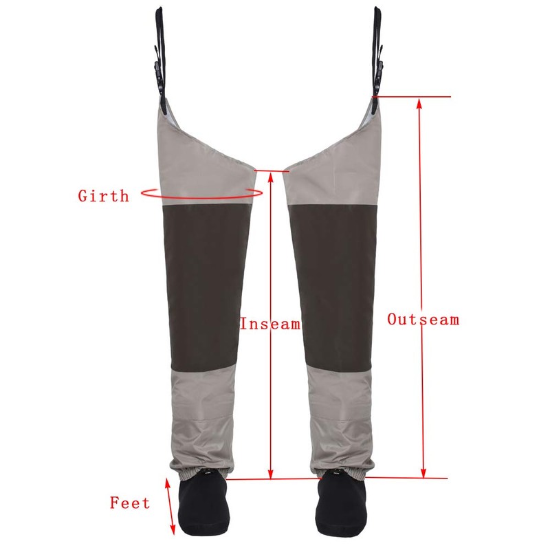 Kylebooker Breathable Stockingfoot Hip Waders