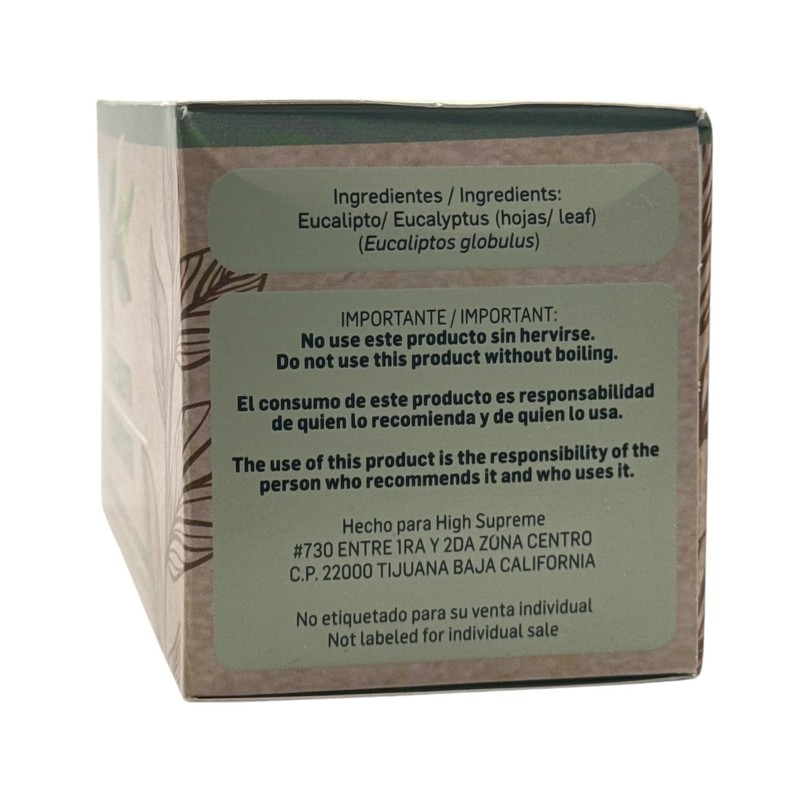 Té De Eucalipto (Eucalyptus Tea) – 100% Natural, Vegan |