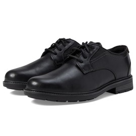 Clarks Men's Un Shire Low Oxford, Black Leather, 12