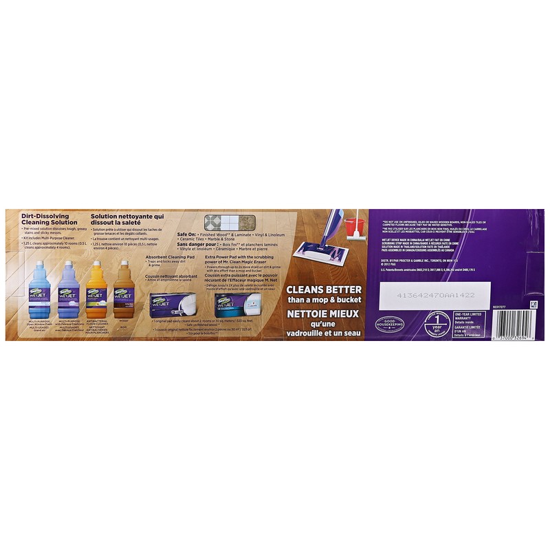 Swiffer WetJet Mop Starter Kit, 1 ct (Packaging may vary)