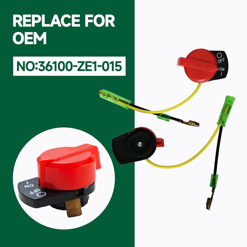 2 Pack Engine ON Off Stop Switch Compatible with Honda