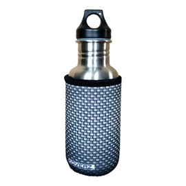 Koverz Neoprene 16-18 oz 500ml Water Bottle Insulator Cooler Coolie - Carbon Fiber
