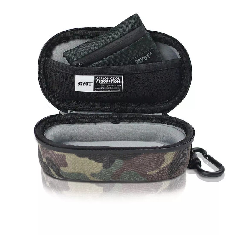 RYOT SMELLSAFE CARBON SERIES HEADCASE - SMELL PROOF - Color: