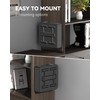 HOLEWOR Gun Safe, Slider Biometric Pistol Safe Fingerprint Bedside Gun