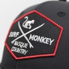 Surf Monkey Sports Hat, One Size, Sweatband, Black, One Size