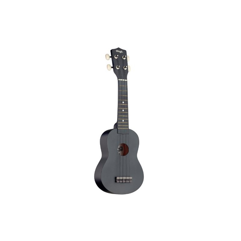 Stagg US-NIGHT Soprano Ukulele with Bag - Black