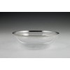 Regal Plastic Edge Bowls - 5.5" | Clear/Silver | Round