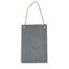 Hanging Slate Board with Jute Rope, Grey, Decorative Wall Sign