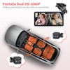 Muja Cámara Coche Bebé Asiento Trasero, Pantalla HD de 7