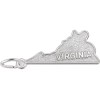 Rembrandt Sterling Silver Virginia Map Charm by Rembrandt