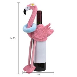Celebrate Together Summer pool float Flamingo Wine Cover ~ NWT ~ fun pool party