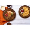 Alpha Living Home wood appetizer plate, wood appetizer plate sets,