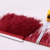 FQTANJU 2 Yards Soft & Natural Ostrich Feathers Fringe Trims