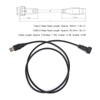 Waterproof USB Connector IP67 TYPEC Male USB3.0 Male with Cable