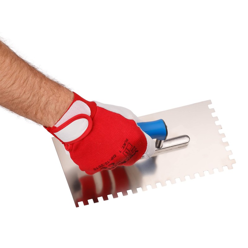Mivos Toothed Smoothing Trowel 8 x 8 mm - Stainless