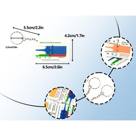 KAPSING Set of 4 Tyre Tread Depth Gauge 0 ~ 20 mm Tread Depth Gauge for Tyres, Depth Gauge, Wheel & Tyre Tools, Tread Depth Gauge, Digital for Tread Gauge, Tyres, Motorcycle Tyres