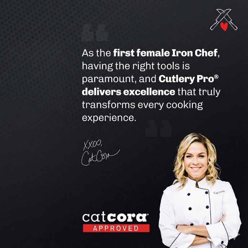 CAT CORA Paring Knife, Professional 4-Inch German Steel Blade For