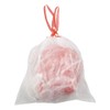 EudokkyNA Clear Drawstring Garbage Bags, Kitchen Trash Bags, 4 Rolls/240