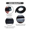 VAGURFO Rubber Edge Trim,Car Weather Striping,Door Rubber Seal Strip Trim