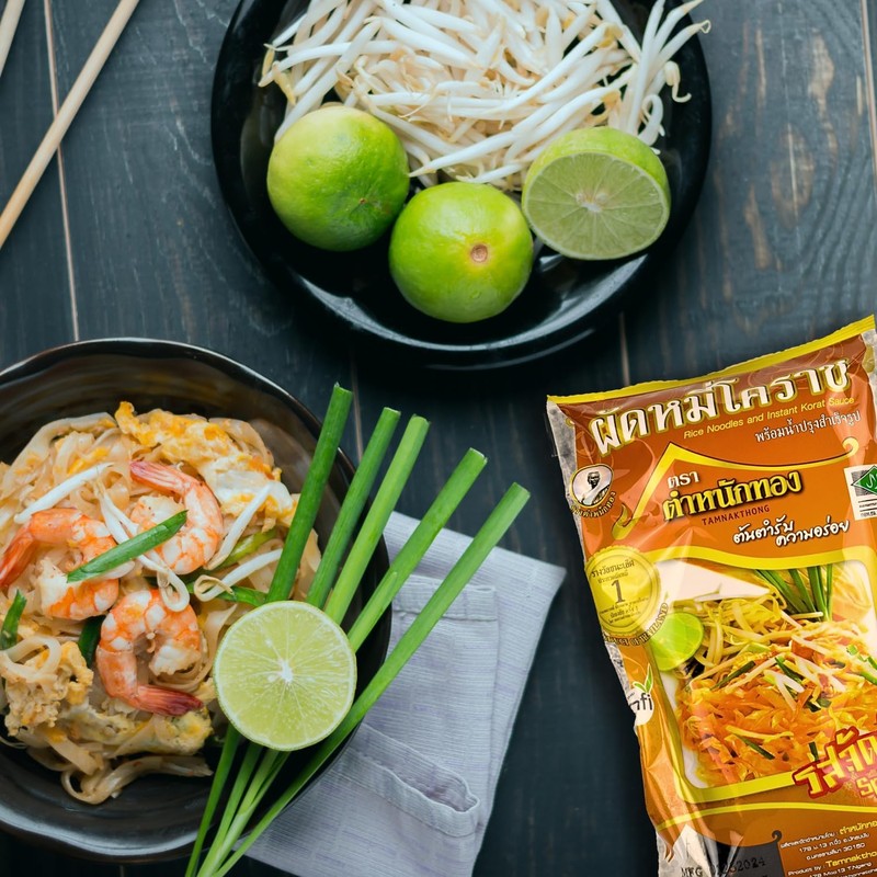 TAMNAKTHONG Pad Thai Korat Noodle Kit: Quick & Delicious Thai