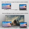WJESOG 1x2 Mini Displayport to Dual HDMI Splitter Adapter,MDP to