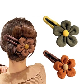 Large Hair Claw Clips Hair Clips for Thick and Thin Hair, Strong Hold Flower Claw Clips Non-slip Trendy Jaw Hair Clips Fashion Hair Accessories Gifts for Women Girls