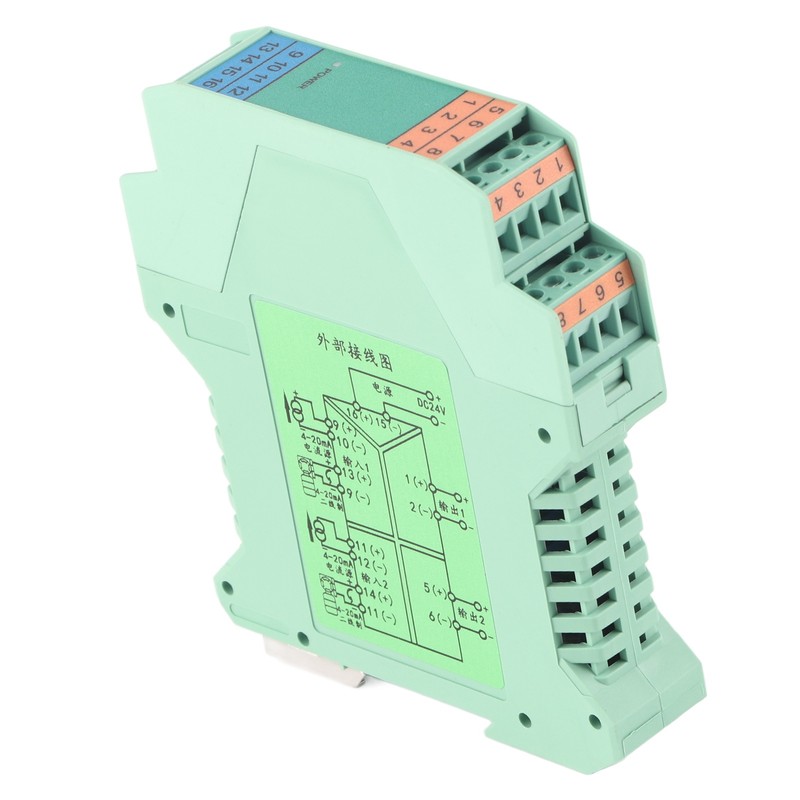 Current Signal Isolator 2 in 2 Out Signal Transmitter DC