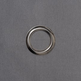 BOTTLECLOTHS - Classic Collection, Bottle Cloth with Metal Ring for Ice Buckets, Cotton, 54 cm, Center Hole (Platinum with Charcoal Ring, Pack of 1)