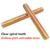 Qrity Pack of 10 Threaded Rods, M10 x 70 mm