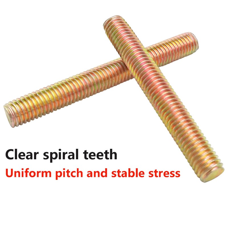 Qrity Pack of 10 Threaded Rods, M10 x 70 mm